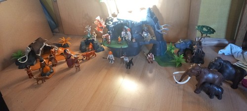 Riesiges playmobil steinzeit - riesiges,